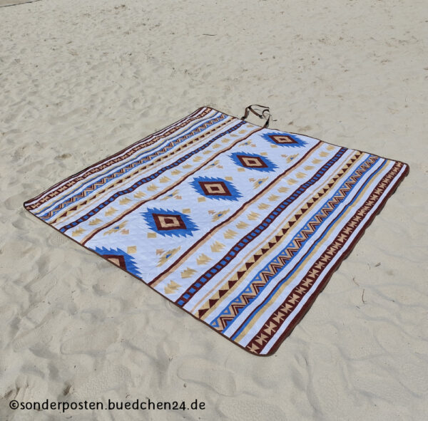 Picknickdecke, Stranddecke - ca. 2m x 2m - OVP