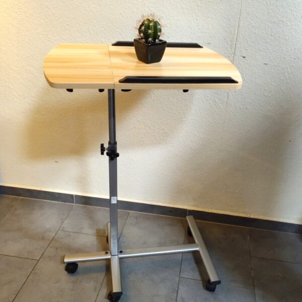 Beistelltisch, Lesetisch, Betttisch, Laptopständer, roll- und verstellbar - OVP