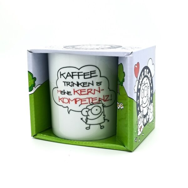 Motiv-/Sammeltasse "Kaffee trinken ist meine Kernkompetenz!" - 0,3l / The Real Grimmis / Neuware – Bild 2