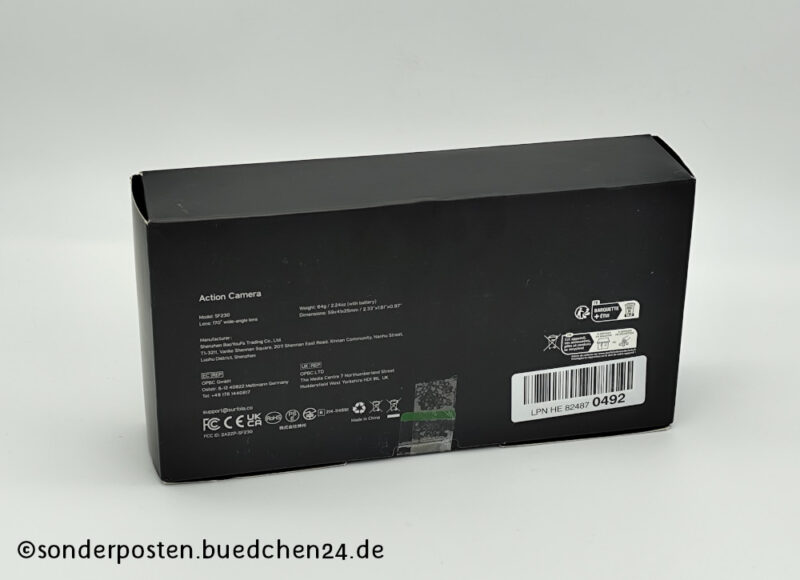 Action Camera SF230 - Surfola - OVP – Bild 2