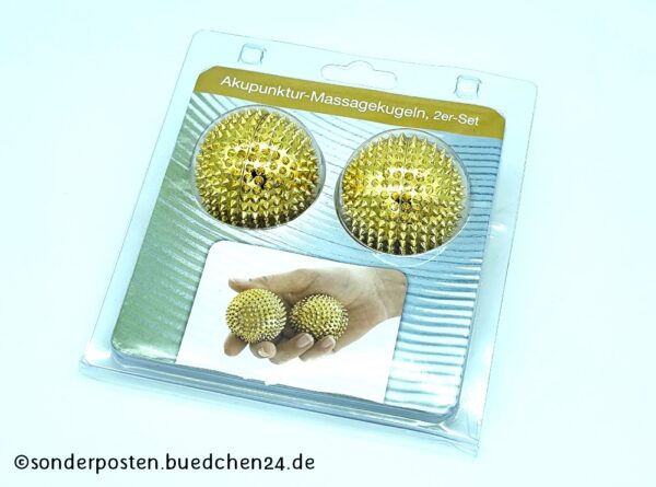 Akupunktur-Massagekugeln - 2er-Set - OVP