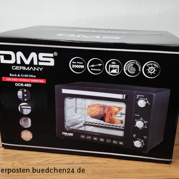 Back & Grill Ofen 48 Liter - DMS - OVP / B-Ware
