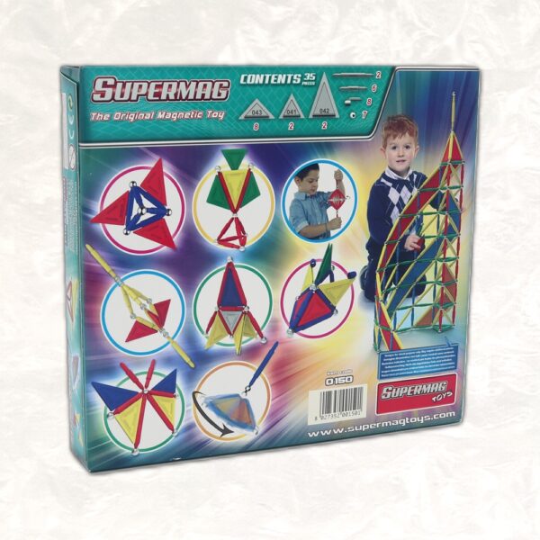 Supermag - The Original Magnetic Toy, 35tlg. (OVP!) – Bild 2