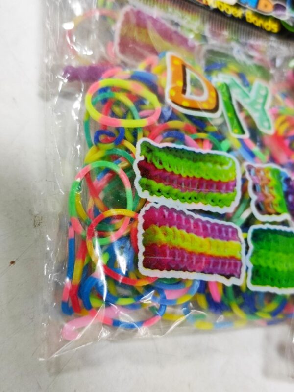 Loom Ringe, Loom Bands, Webrahmen, Monstertail, Loombänder – Bild 5
