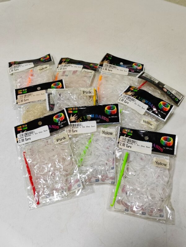 Loom Ringe, Loom Bands, Webrahmen, Monstertail, Loombänder – Bild 4