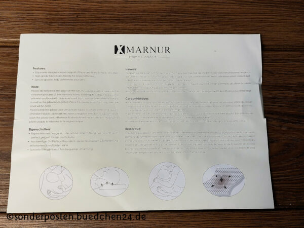 Memory-Schaumkissen - Marnur - OVP – Bild 3