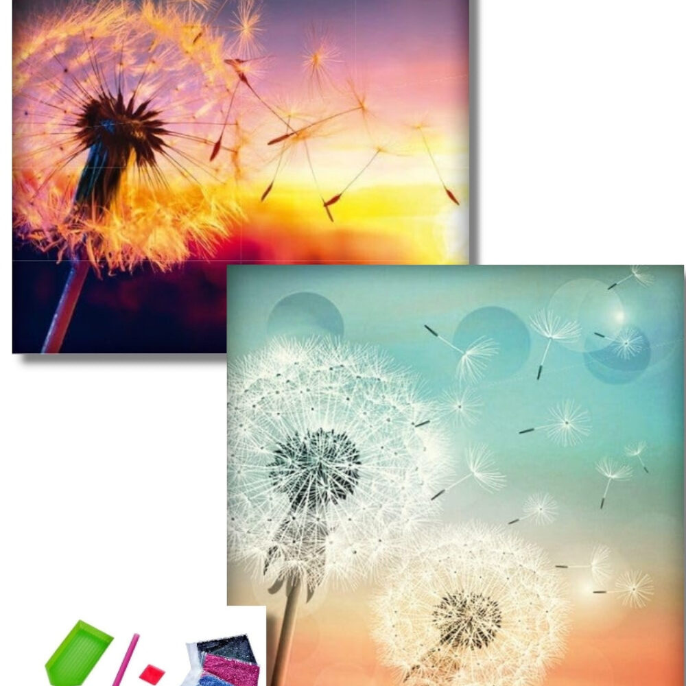 Diamond Painting Pusteblumen - 2er Set