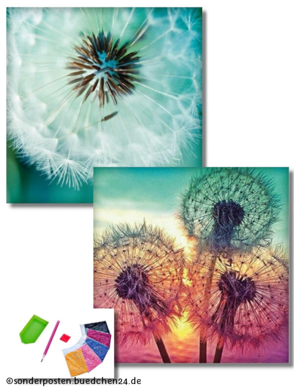 Diamond Painting Pusteblumen - 2er Set