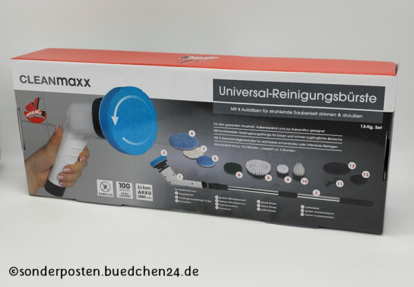 Cleanmaxx Universal-Reinigungsbürste - 13teilig / OVP – Bild 2