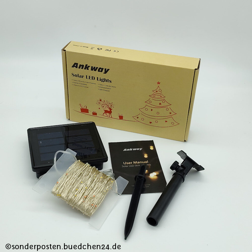 Solar LED Lichterkette / OVP!