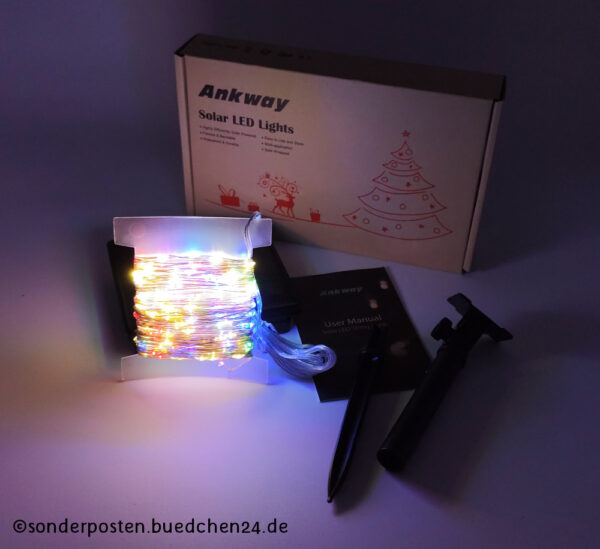 Solar LED Lichterkette / OVP! – Bild 2