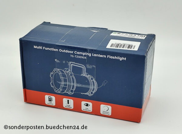 LED Camping Lampe mit Powerbank / Taschenlampe / OVP – Bild 10