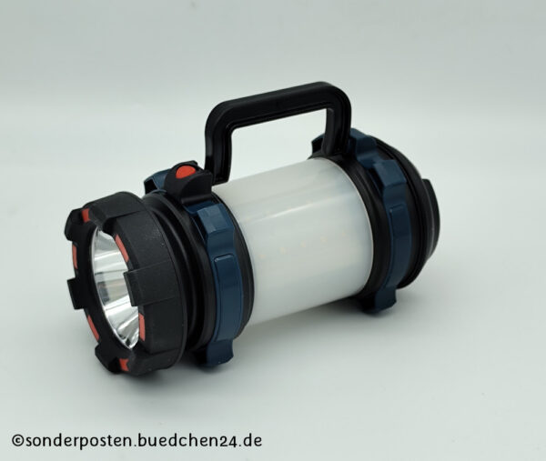 LED Camping Lampe mit Powerbank / Taschenlampe / OVP