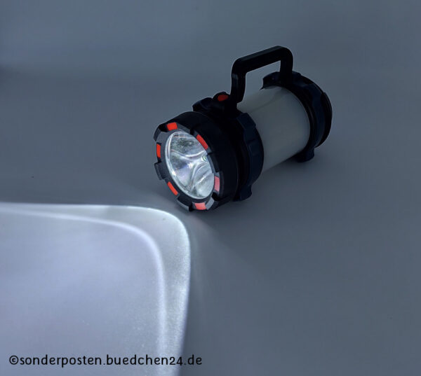 LED Camping Lampe mit Powerbank / Taschenlampe / OVP – Bild 4