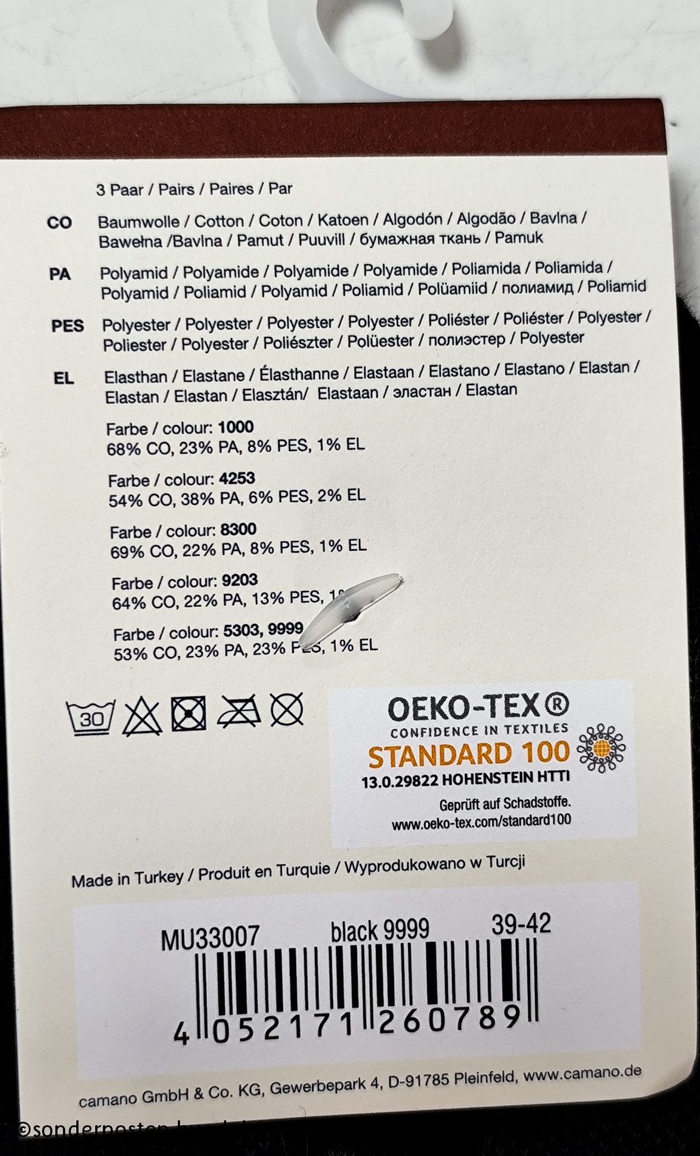 3 Paar Sneaker - MUSTANG / 39-42 – Bild 2