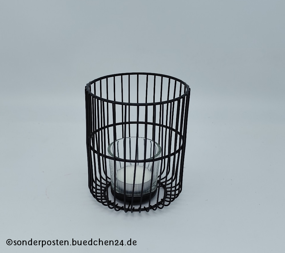 2er-Set Boltze Home - Teelicht/Windlicht "Cindy" / NEU – Bild 3