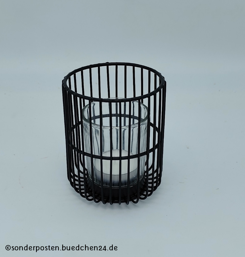 2er-Set Boltze Home - Teelicht/Windlicht "Cindy" / NEU – Bild 4