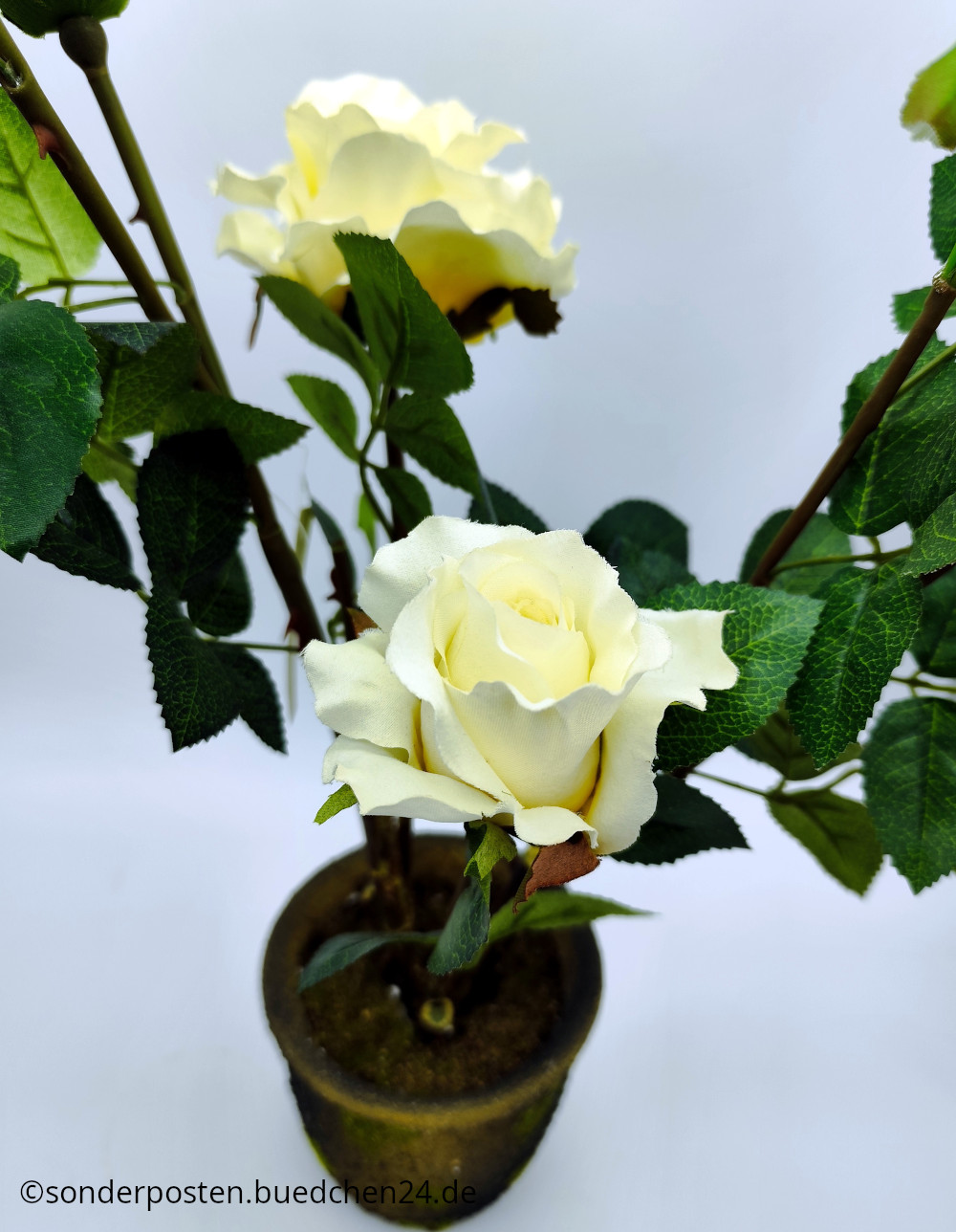 Kunstpflanze - Rosenbusch / ca. 50cm / NEU! – Bild 6