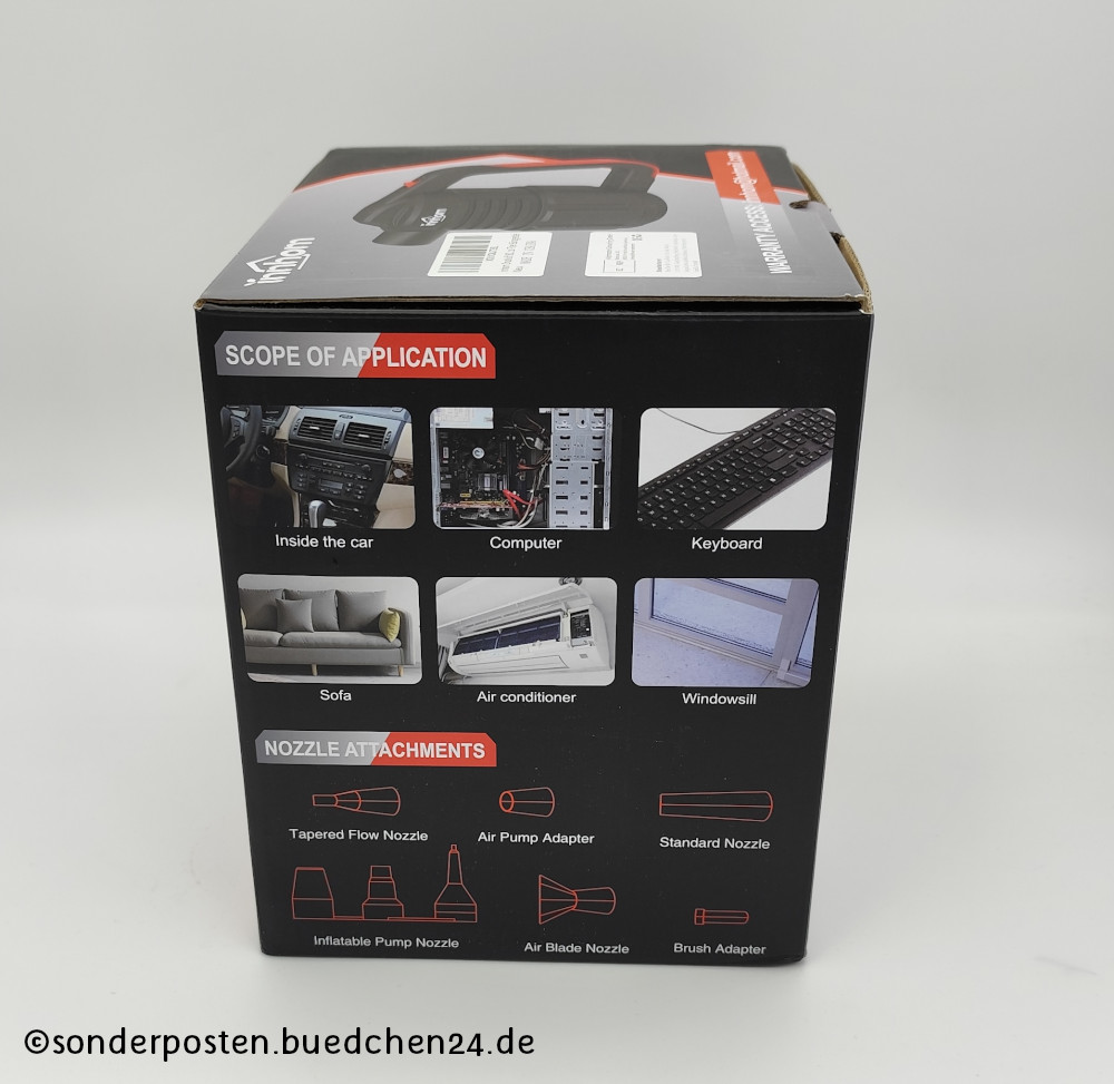 innhom 600W Druckluft Staubgebläse - OVP! – Bild 4