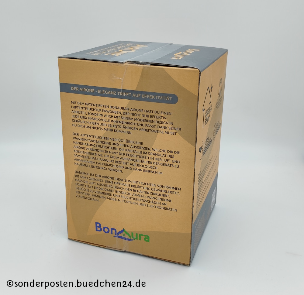 BonAura AirOne Granulat Luftentfeuchter ohne Strom - OVP! – Bild 5